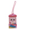 Cartoon luggage tag PVC, cute suitcase