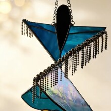 �羳Bohemian Stained Dancer Wind Chime�����ׁ����L�����L�