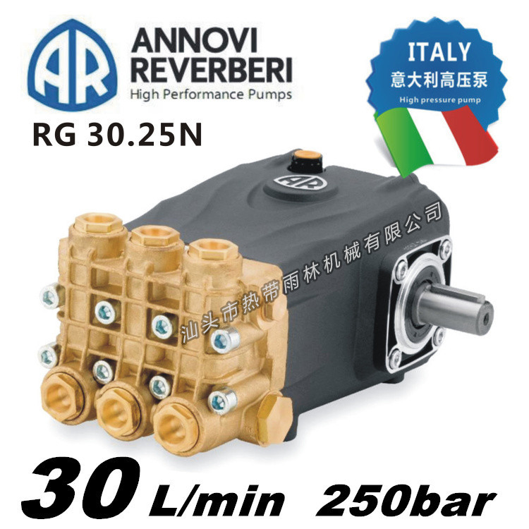 意大利AR高压泵RG30.25N三缸柱塞水泵喷雾系统清洗机泵头30升