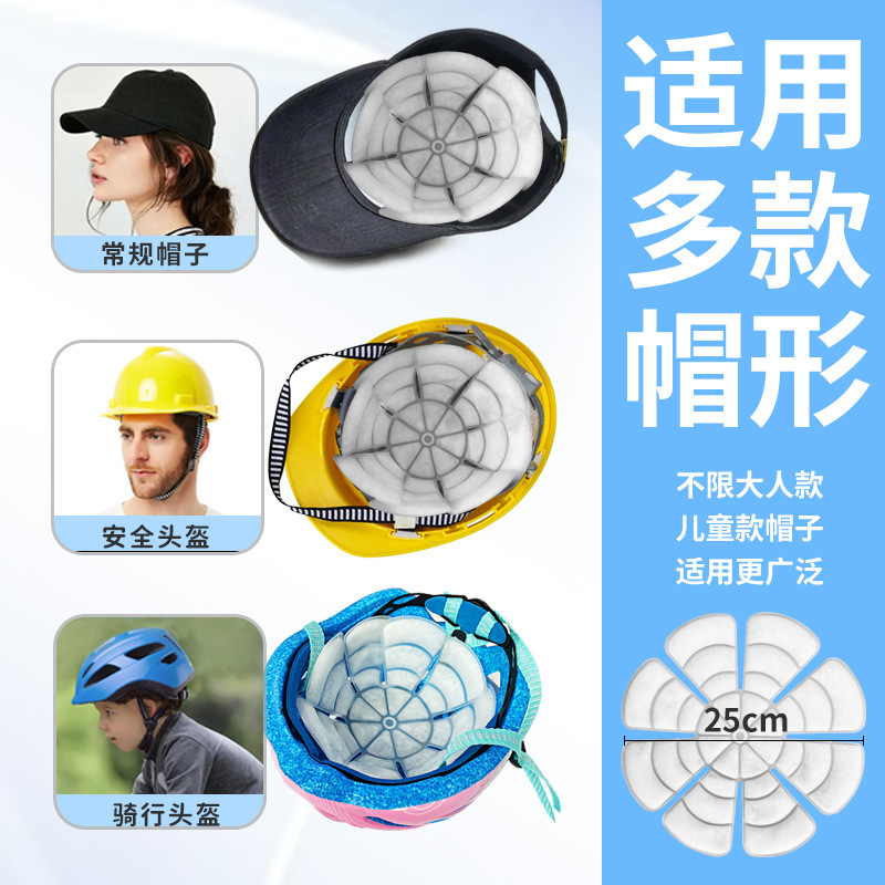 2026 Pcm Cooling Hat with Ice Pad for Summer Heat Protection, Suitable for Cooling the Head, Customizable Hat Type Ice Pad