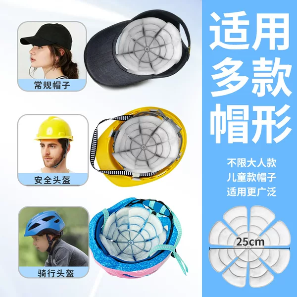 2026 Pcm Cooling Hat with Ice Pad for Summer Heat Protection, Suitable for Cooling the Head, Customizable Hat Type Ice Pad
