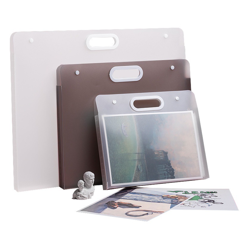 Bolsa de almacenamiento de manuscrito esmerilado 4K carpeta de imágenes álbum de imágenes estudiante de arte 8K bolsa de imagen Portátil Bolsa de trabajo libro de almacenamiento de papel de imagen