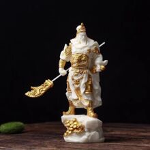 菩提果关公摆件武财神关羽佛像关二爷神像家居关公供奉收藏工艺品