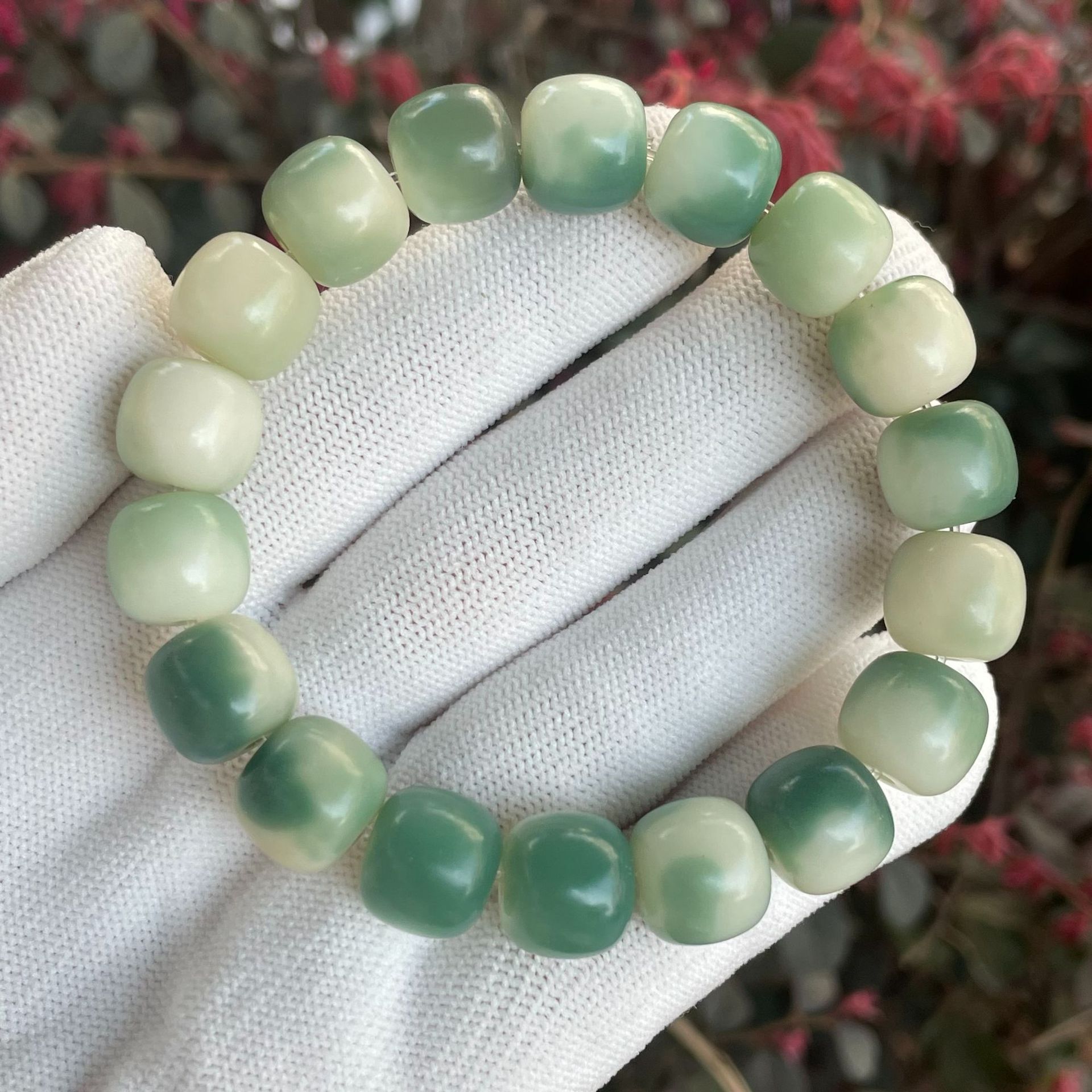 Original Ecología rica multi-tesoro pulsera de raíz de Bodhi color caramelo solo círculo bobinado suave tiro alto tres colores pulsera Bodhi