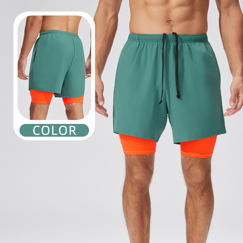 Professional Marathon Running Shorts for Women, Quick-Dry, Anti-Exposure, Two-In-One Yoga Sports Shorts, New Spring/Summer Model