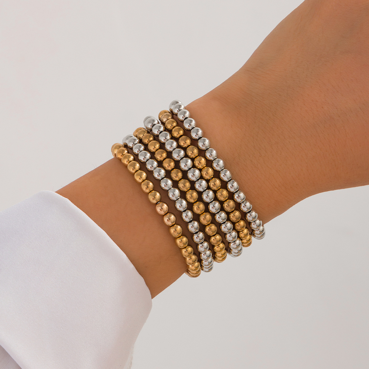 17g Weight CCB Pendant Material Bracelets Classification CCB, Imitation Pearl Chain Material Beaded Chain Chain Type 1 Set Quantity Banquet, Travel Occasion CCB, Imitation Pearl Material Heart Shape Pattern Women's Gender Plating Design Vintage Style Style Vintage Style Heart Shape CCB Imitation Pearl Beaded Chain Beaded Bracelets Wholesale 30