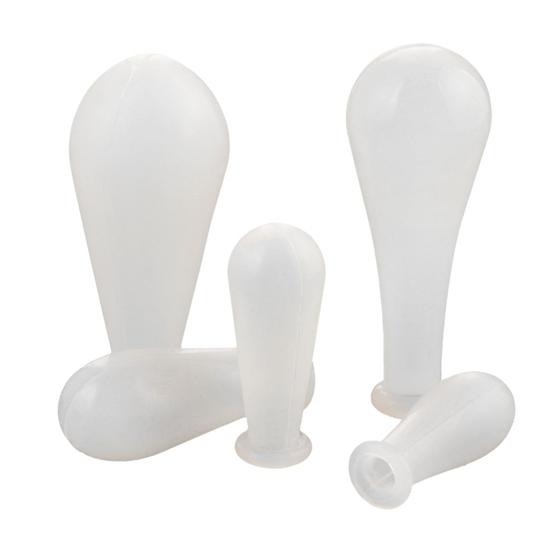 刻度吸移管用硅胶帽胶头硅橡胶球吸头白色实验用1/2/3/5/10ml