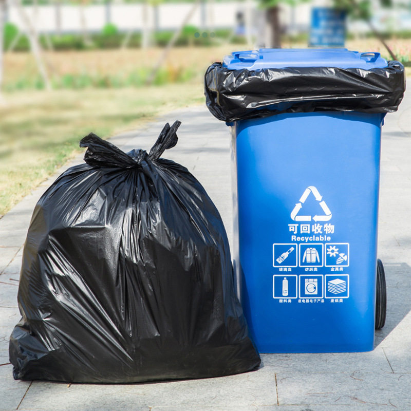 Special Offer Large Commercial Garbage Bags, Thickened Black Extra-Large Trash Bags, Trash Can Sanitation Outdoor Garbage Bags Wholesale Special Offer Large Commercial Garbage Bags, Thickened Black Extra-Large Trash Bags, Trash Can Sanitation Outdoor Garbage Bags Wholesale