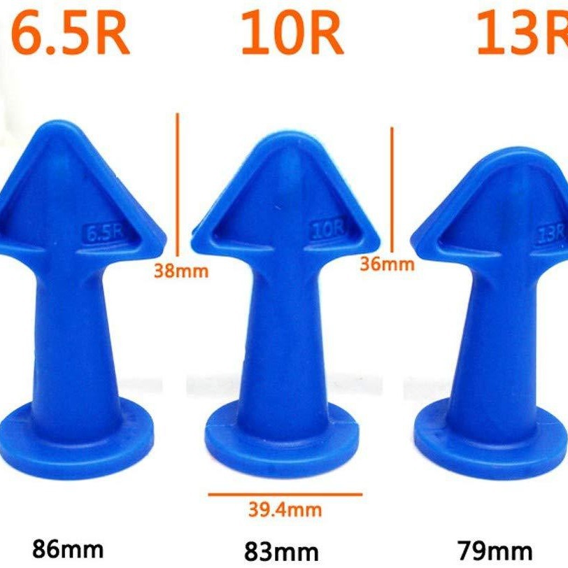 跨境亚马逊玻璃胶塑料胶嘴套装打胶尖嘴门窗填缝美缝打胶枪工具