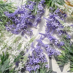 Mag Lavender artificial flower manufacturer fake flowers and green plants wholesale decorative crafts INS style cross-border MW56669