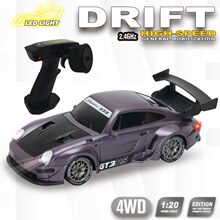 跨境RC高速四驱漂移遥控车儿童仿真模型电动赛车充电款汽车玩具车