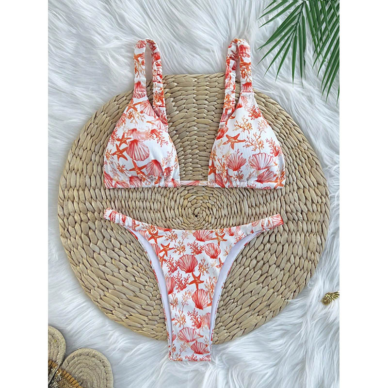 Amazon AliExpress transfronterizo Europa y Estados Unidos una variedad de trajes de baño divididos bikini de mujer trajes de baño de spa de playa