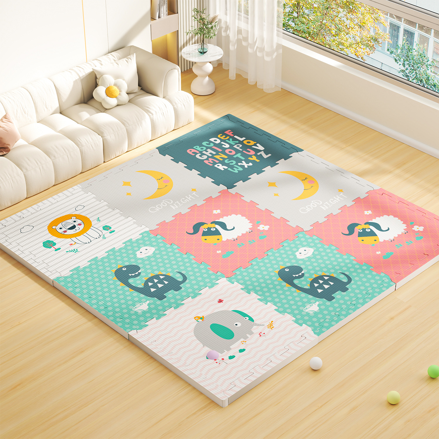 Cojín de escalada de empalme XPE engrosamiento bebé inodoro alfombra de escalada para niños hogar sala de estar 2CM alfombra para bebé