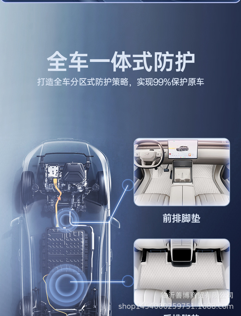 Suitable for Lado L90 Trunk Mat, Fully Enclosed Six-Seater and Seven-Seater Special Car Modification Decorative Supplies Trunk Mat