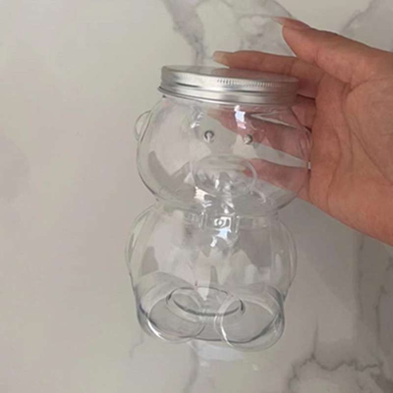 Fábrica al por mayor transparente de plástico para mascotas creativo DIY deseando botella de caramelo hecha a mano Arco Iris nebulosa estrella suerte botella vacía