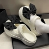 With bow, white