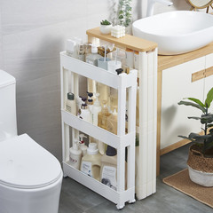 OD59 wholesale 12cm gap ultra-narrow cabinet refrigerator side kitchen bathroom shower storage rack washing machine side clip