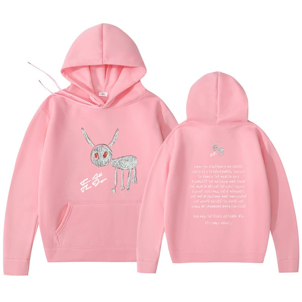 Pink ten white characters
