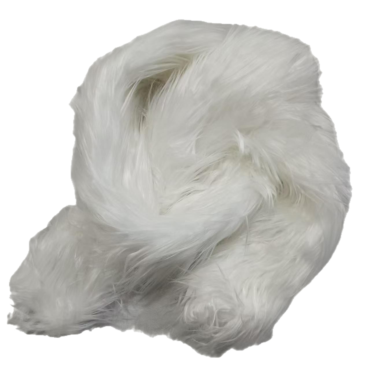 Nueva exótica Navidad Carnaval espectáculo de entretenimiento bufandas de peluche LED ropa luminosa pelo de zorro