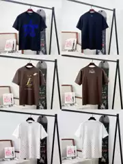 The correct version. High version. Donkey family short sleeve 25 new letter LOGO printing series short sleeve T-shirt