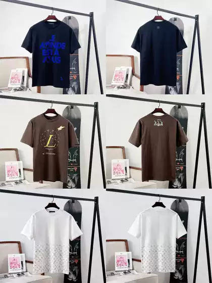 The correct version. High version. Donkey family short sleeve 25 new letter LOGO printing series short sleeve T-shirt