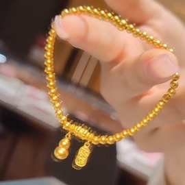 金店款招财小葫芦福禄手链女精致轻奢气质高级感小众设计手串批发