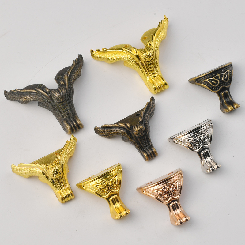 Antique Foot Tiger Foot Wooden Box Zinc Alloy Furniture Hardware Accessories Decorative Foot Four Side Cabinet Foot Antique Foot Tiger Foot Wooden Box Zinc Alloy Furniture Hardware Accessories Decorative Foot Four Side Cabinet Foot