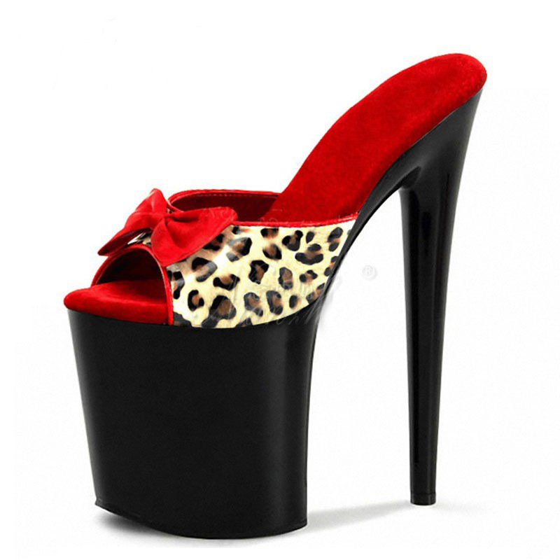 2022 moda tacón alto tacón de aguja Sandalias de tacón de cristal de las mujeres plataforma inferior 15cm sandalias discoteca zapatos de mujer