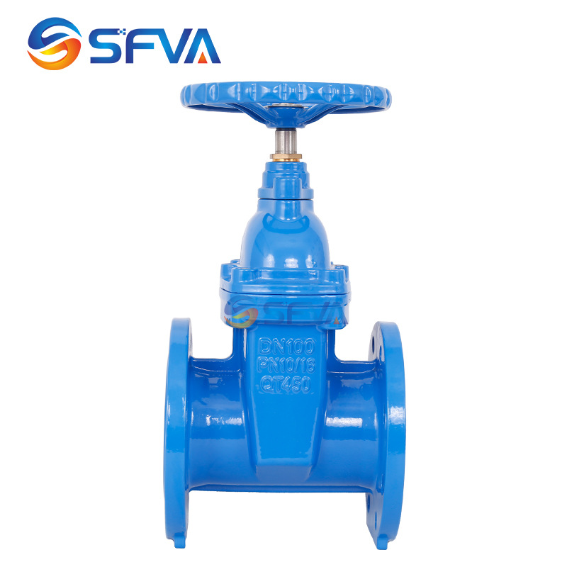 软密封铸铁闸阀 法兰闸阀 球墨铸铁 软密封 闸阀 盛丰阀门牌