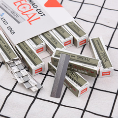 Wholesale disposable eyebrow razor blades, tattoo eyebrow razor stainless steel professional makeup artist use eyebrow razor
