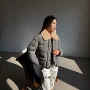 保暖冬季tomorrowann山羊绒白鹅绒
