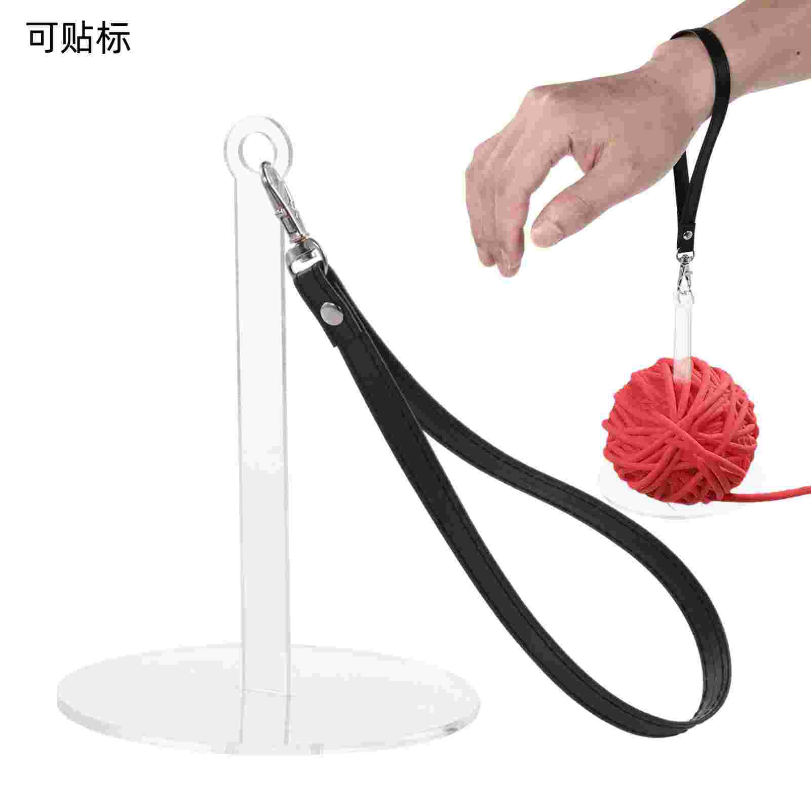T形亚克力便携式手腕纱线支架 Portable Wrist Yarn Holder