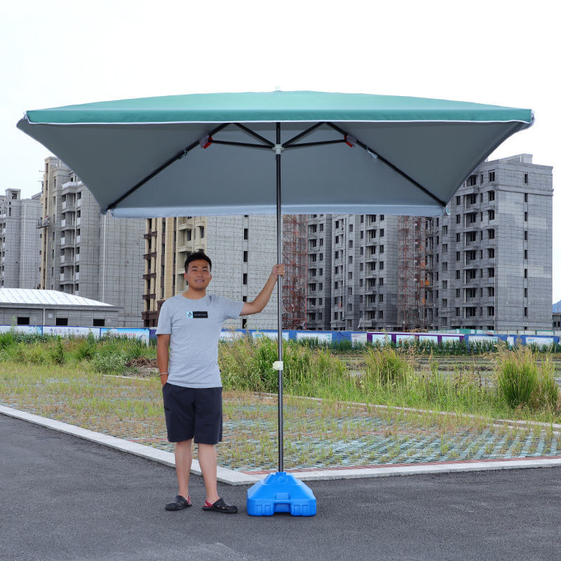 大伞摆地摊用遮阳伞太阳伞摆摊做生意大型户外长方形雨棚庭院四方|ms