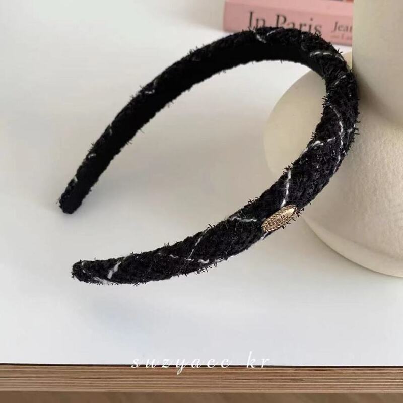 韓国版の古金の高級感の百合の髪のカチューシャの女性は外出して顔を洗って簡単にカチューシャを出します。|undefined