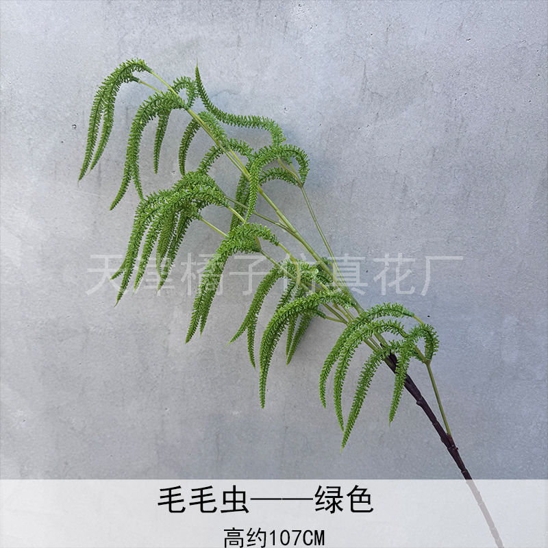 Flores de boda de alta calidad de flores de madera verde de bambú y lirio de pino masson de alta calidad