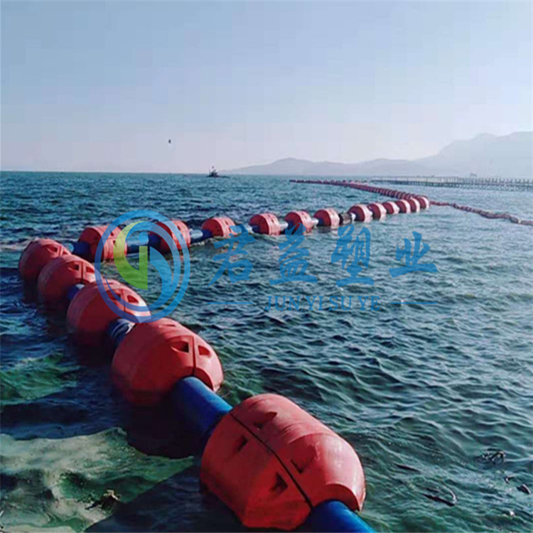 厂家供应夹管滚塑浮体 1200*1200孔径430抽沙浮体