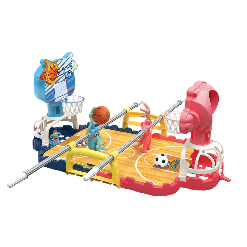 Children's Desktop Basketball Football Parent-Child Interactive Game Indoor Board Game Dual-Player Competition Intellectual Shooting Toy