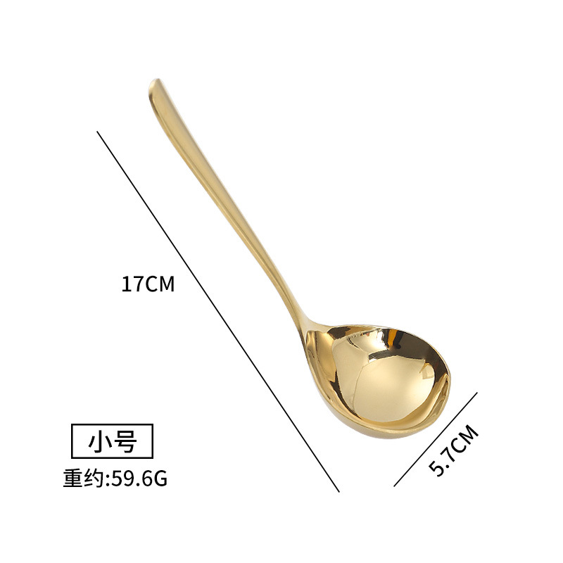 304 de acero inoxidable creativo en forma de corazón sopa cuchara engrosada sola olla caliente cuchara vajilla occidental cuchara pública se puede personalizar logo