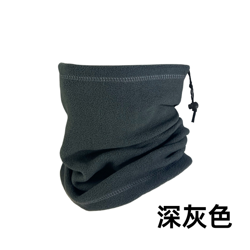 Babero cálido transfronterizo de otoño e invierno, ciclismo al aire libre, protección para el cuello a prueba de viento, máscara de esquí de lana polar a prueba de frío