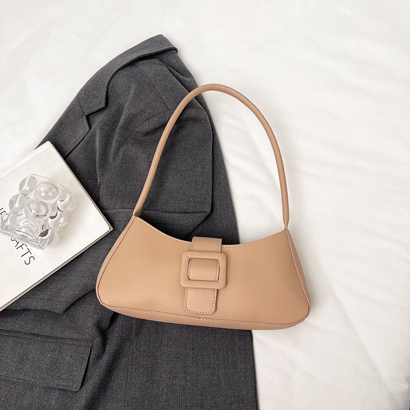 Bolso de mano 2024 bolso de otoño para mujer nuevo estilo estilo occidental bolso de axila simple moda casual retro bolso de un solo hombro