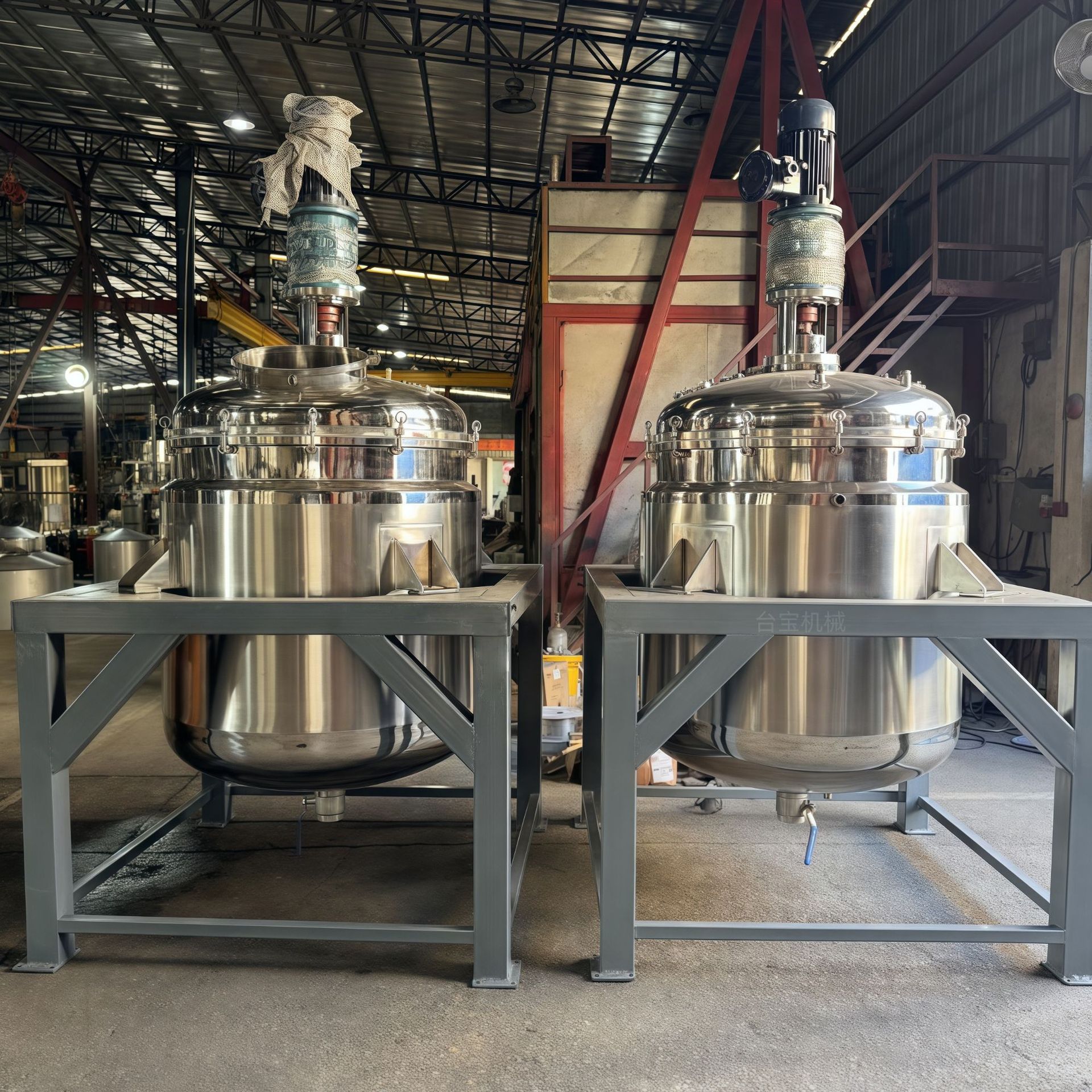 供应赣州 200L液体搅拌罐 300L胶水分散机 化工小型搅拌桶厂家