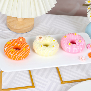 Simulation donut candy series decoration food model refrigerator sticker decoration props tea table decoration crafts sample