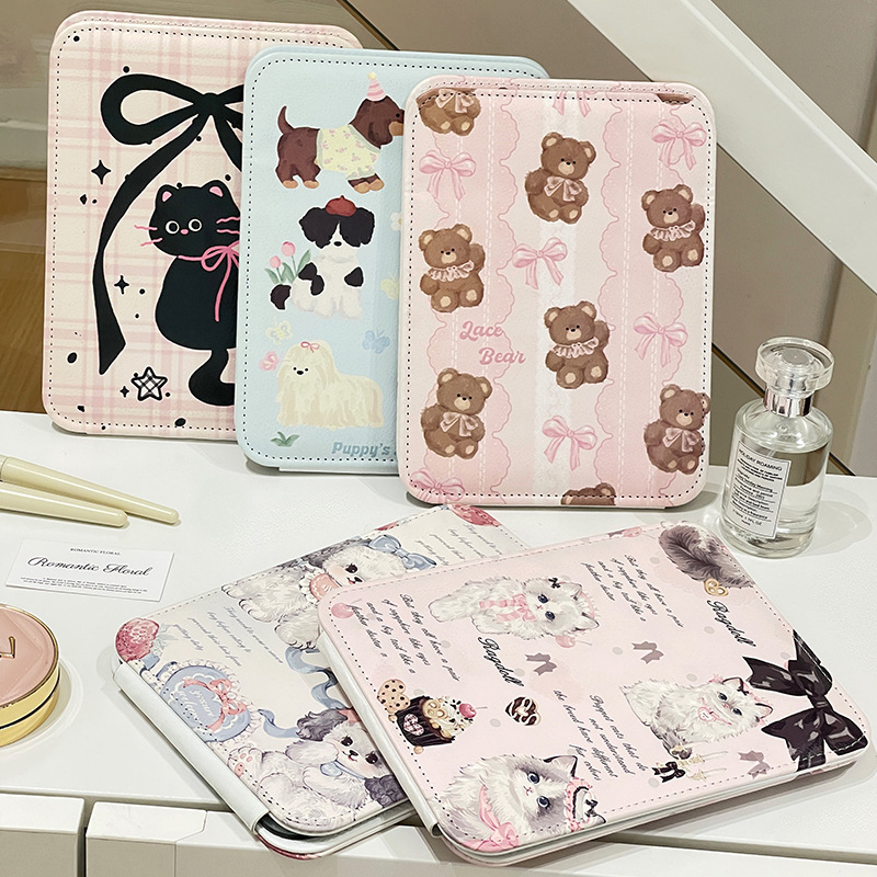 Espejo de maquillaje de escritorio grande, espejo plegable, pequeño espejo portátil para niños, dormitorio de estudiantes, espejo de papel, espejo de vestir, espejo de vestir