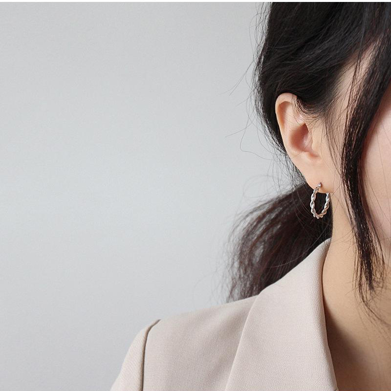 simple twist earrings fashion personality earrings ear bucklepicture6
