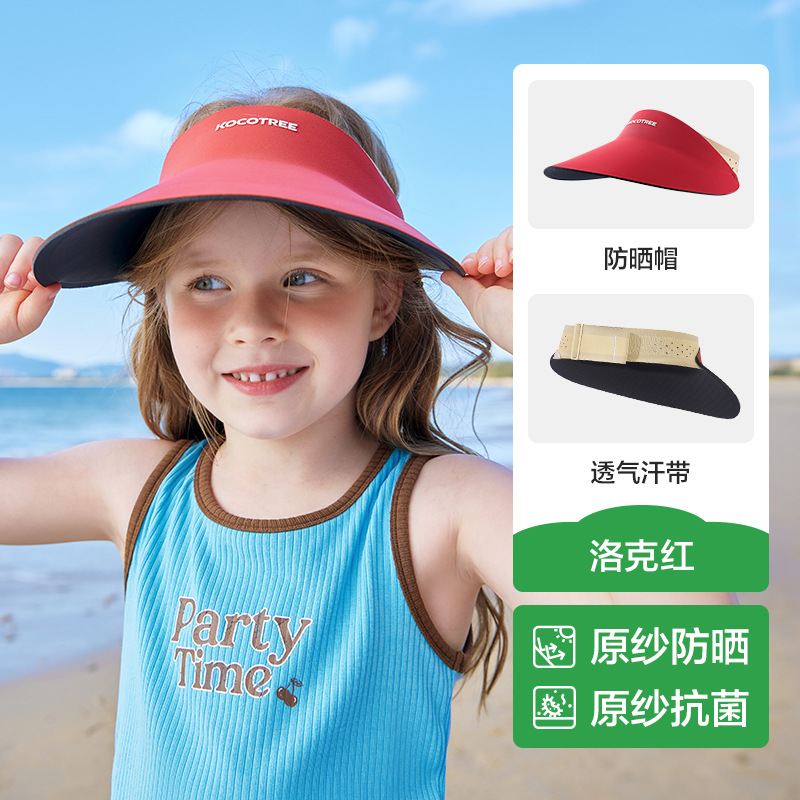 Sombrero de protección solar KK Tree, sombrero de sol de verano para exteriores para niños y niñas, sombrero de sol para bebés con ala grande UPF50+