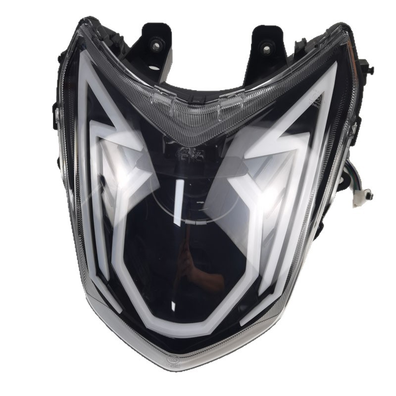 La fábrica vende la cuarta generación de GMS desde el cielo, tres faros láser coloridos sin daños directamente hacia arriba locomotora de faros de panal