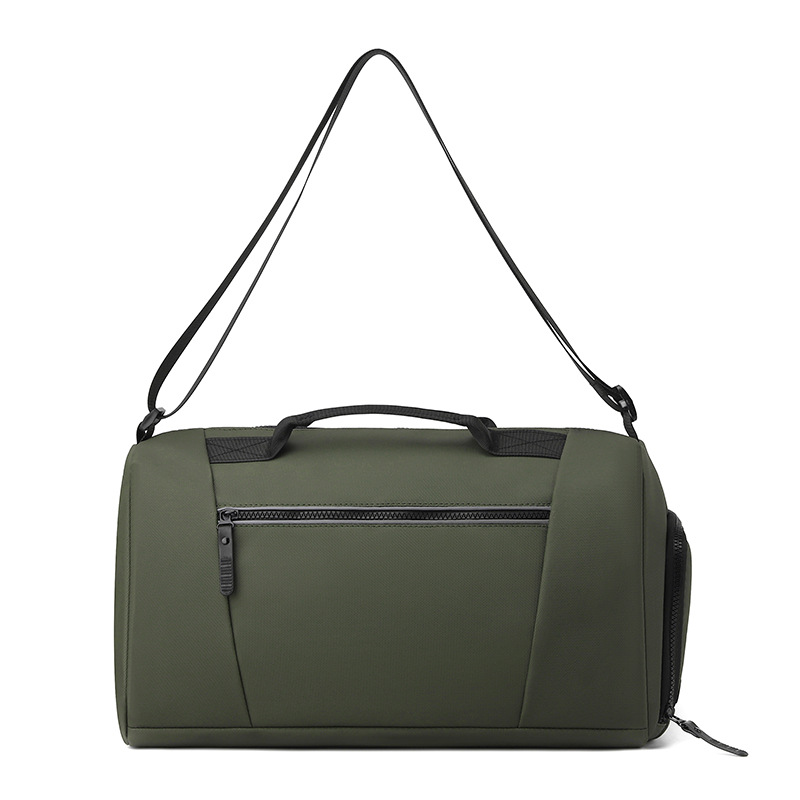 Bolsa de viaje de cuero transfronteriza de Amazon con separación de seco y húmedo, estuche de viaje deportivo, mochila de fitness, modelo unisex de comercio exterior