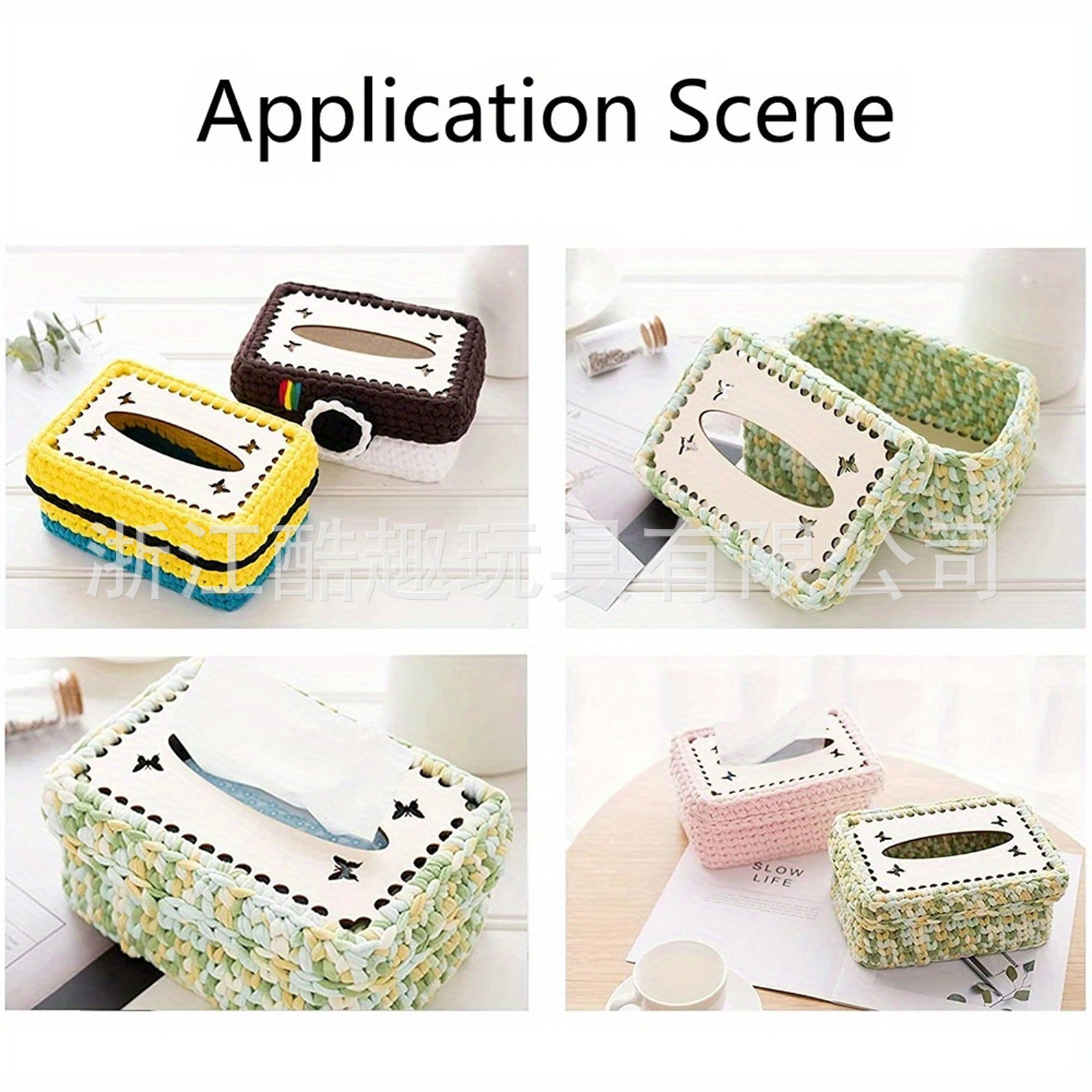 Foreign trade wooden bag mini canvas fixed frame DIY round wooden board small embroidery frame perforated.