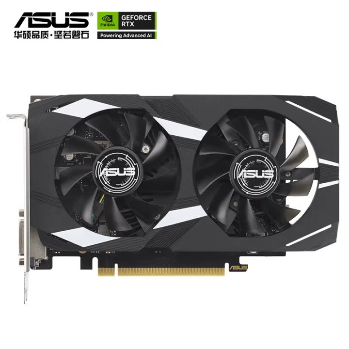 Hua/Shuo RTX3050 O6G Snow Leopard DUAL игровая видеокарта для сборки ПК, дискретная