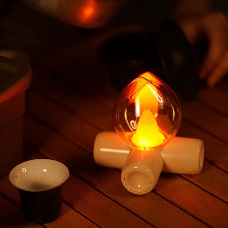 火の山の小さい夜の明かりの充電の雰囲気の明かりの寝室の高級感の新しい奇抜な製品のミニのベッドの頭のあたりはアイデアの夜の明かりを並べます。|undefined